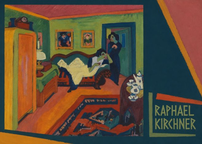 Raphael Kirchner Interior with Two Women No5 - Póster