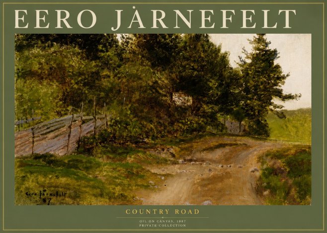 Eero Järnefelt Country Road No4 - Póster