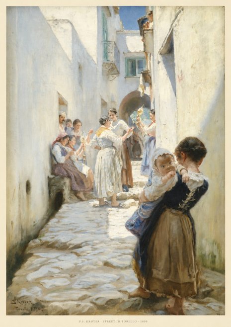 P.S. Krøyer Street in Torello No6 - Póster