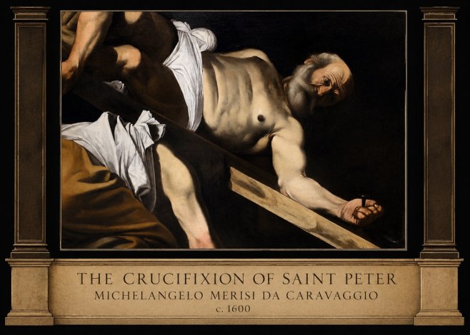 Michelangelo Merisi da Caravaggio The Crucifixion of Saint Peter V No3 - Póster