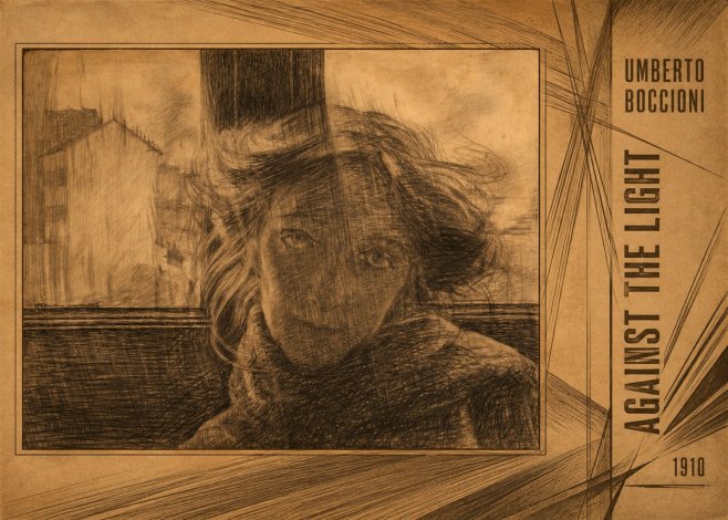 Umberto Boccioni Against the Light No2 - Póster