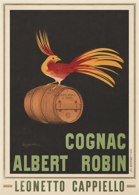 Leonetto Cappiello Cognac Albert Robin No1 - Póster