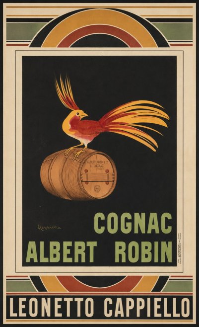 Leonetto Cappiello Cognac Albert Robin No4 - Póster