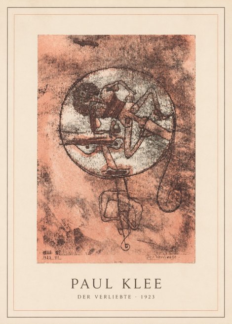 Paul Klee Der Verliebte II No4 - Póster