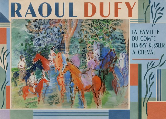 Raoul Dufy La Famille Du Comte Harry Kessler À Cheval No2 - Póster