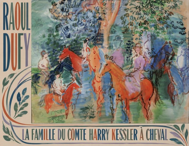 Raoul Dufy La Famille Du Comte Harry Kessler À Cheval No5 - Póster