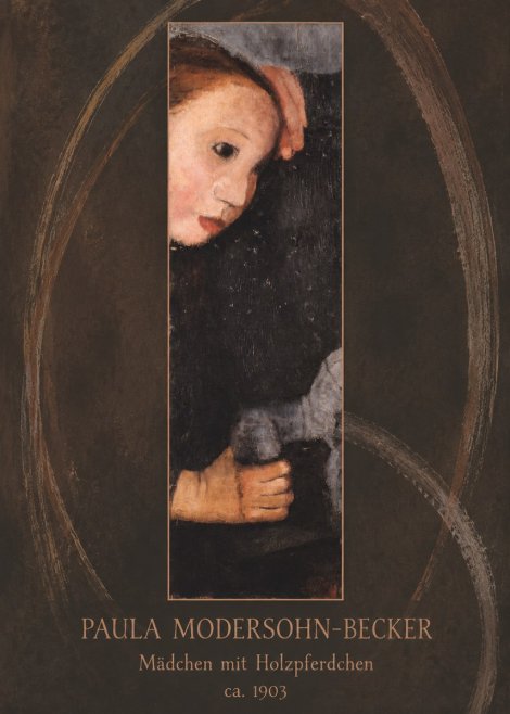 Paula Modersohn-Becker Mädchen Mit Holzpferdchen No5 - Póster
