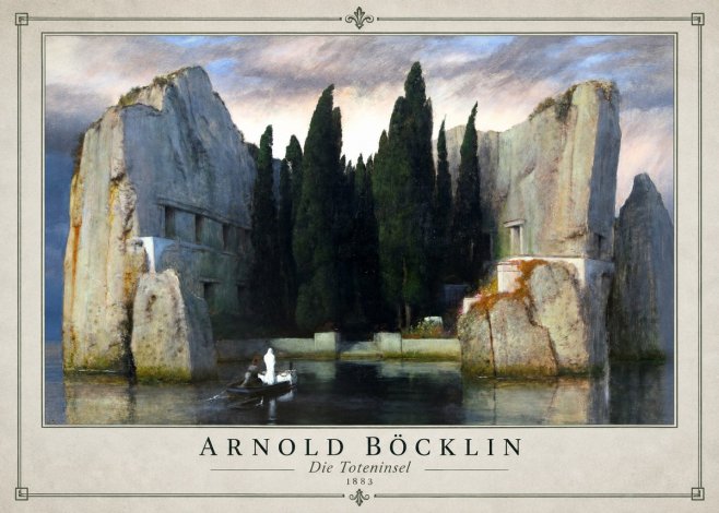 Arnold Böcklin Die Toteninsel VII No1 - Póster