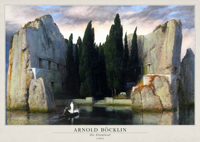 Arnold Böcklin Die Toteninsel VII No2 - Póster