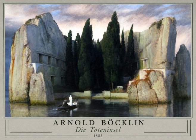 Arnold Böcklin Die Toteninsel VII No3 - Póster