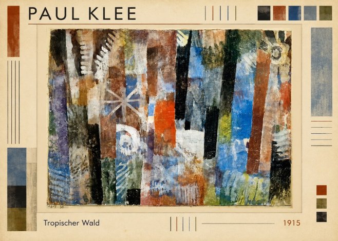 Paul Klee Tropischer Wald No1 - Póster