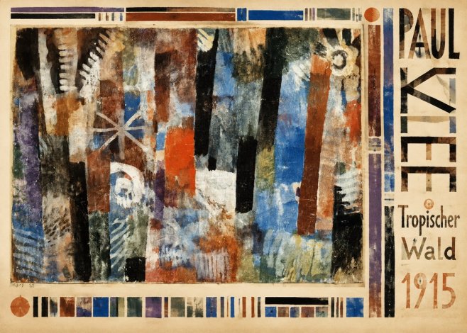 Paul Klee Tropischer Wald No5 - Póster