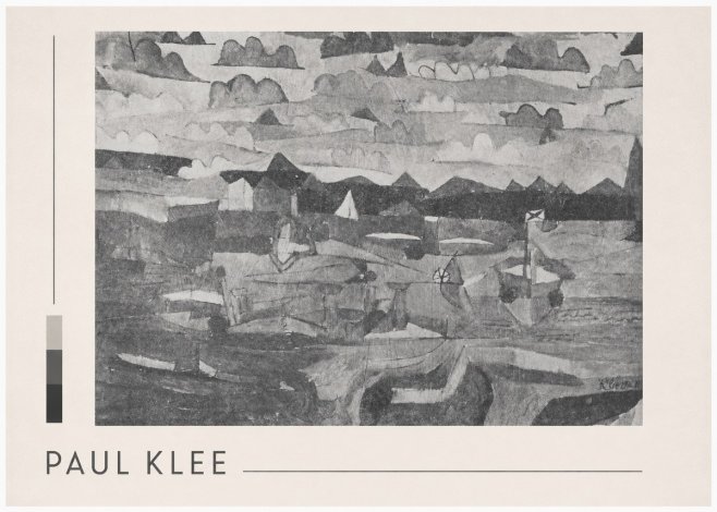 Paul Klee Coastal Landscape No3 - Póster