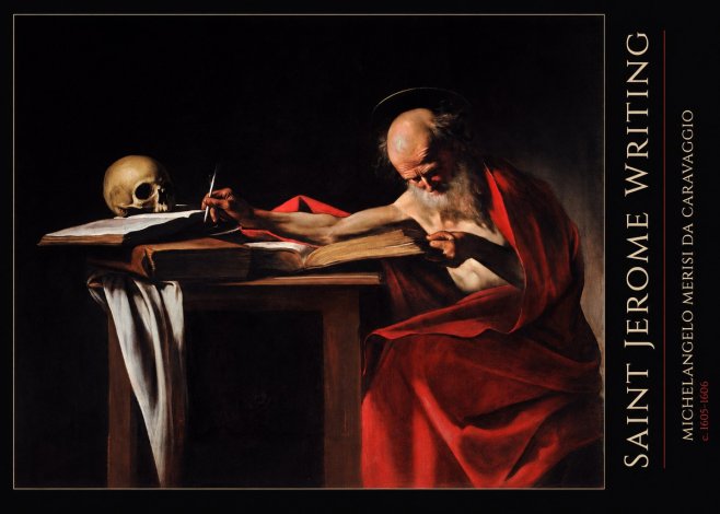 Michelangelo Merisi da Caravaggio Saint Jerome Writing IV No5 - Póster