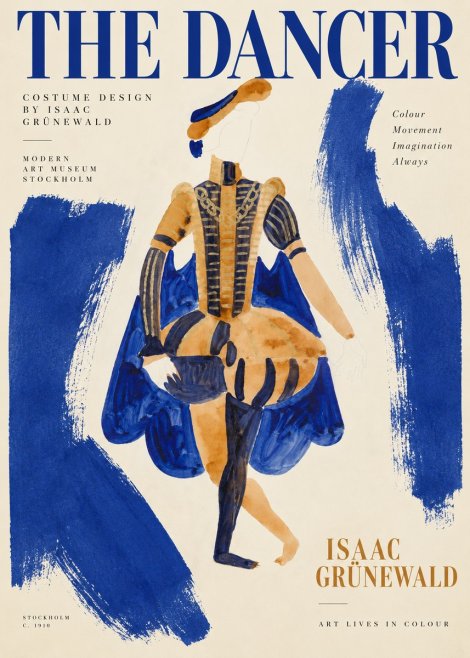 Isaac Grünewald Costume Design XV No3 - Póster