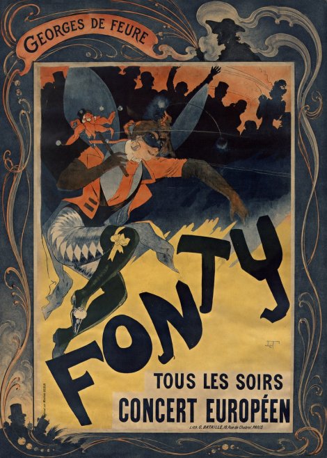 Georges de Feure Fonty II No4 - Póster