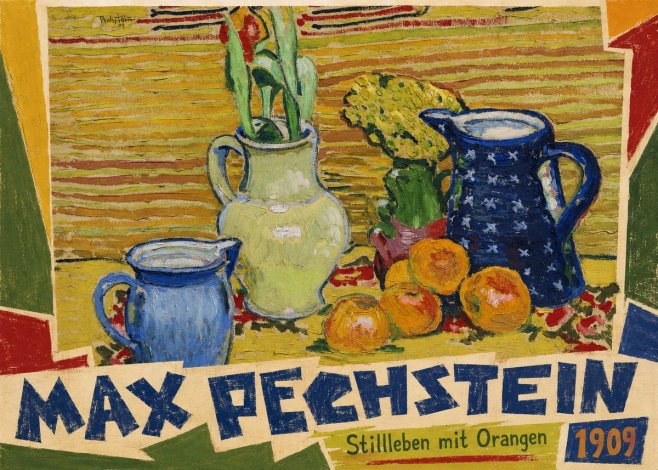 Max Pechstein Stillleben Mit Orangen No5 - Póster