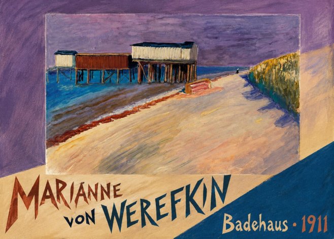 Marianne von Werefkin Badehaus No5 - Póster