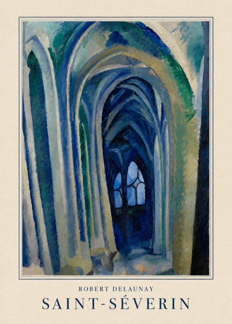 Robert Delaunay Saint-séverin No3 - Póster