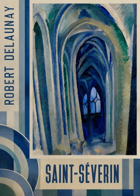 Robert Delaunay Saint-séverin No4 - Póster