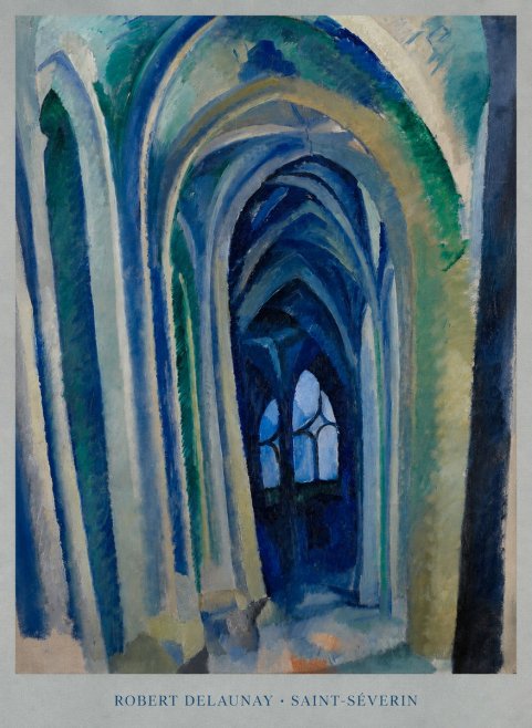 Robert Delaunay Saint-séverin No5 - Póster