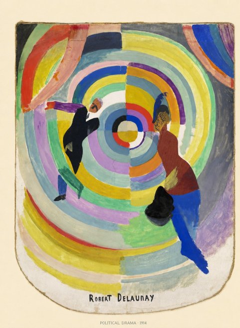 Robert Delaunay Political Drama No6 - Póster