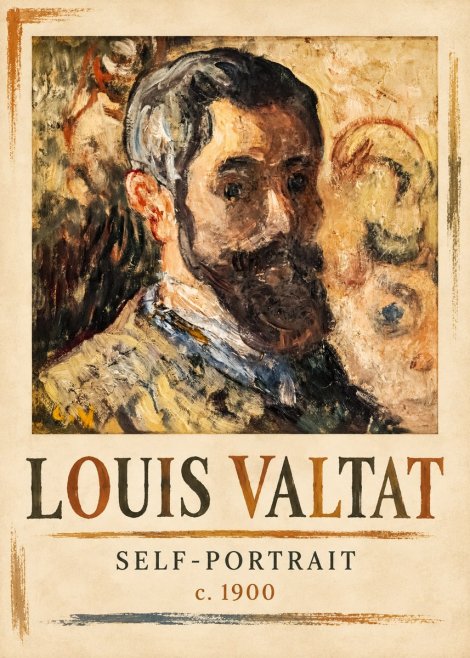Louis Valtat Self-portrait No2 - Póster