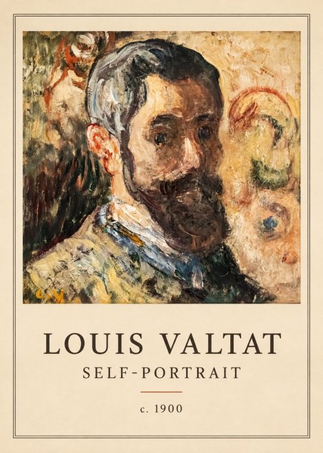 Louis Valtat Self-portrait No4 - Póster