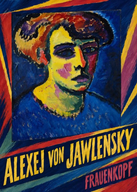 Alexej von Jawlensky Frauenkopf No4 - Póster