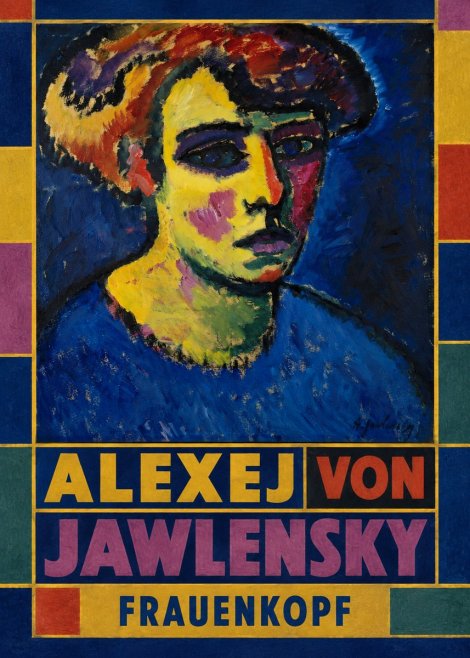 Alexej von Jawlensky Frauenkopf No5 - Póster