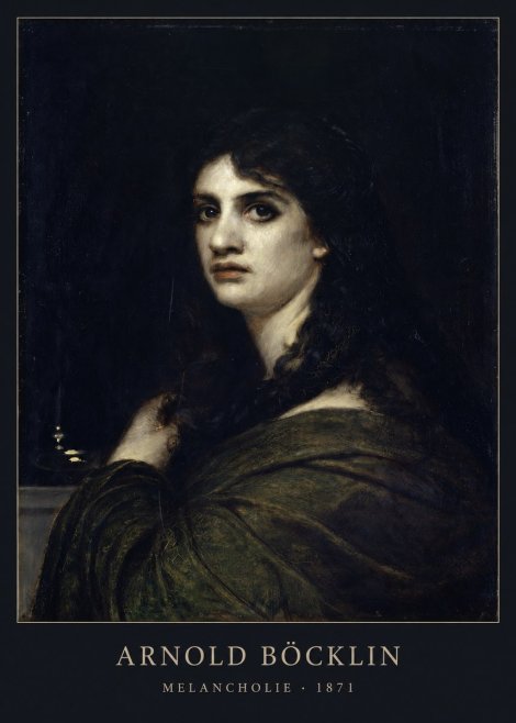 Arnold Böcklin Melancholie No2 - Póster
