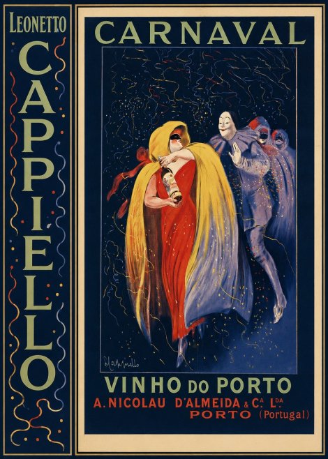 Leonetto Cappiello Carnaval - Vinho Do Porto No3 - Póster