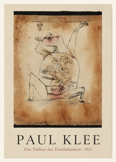 Paul Klee Das Pathos Der Fruchtbarkeit No3 - Póster