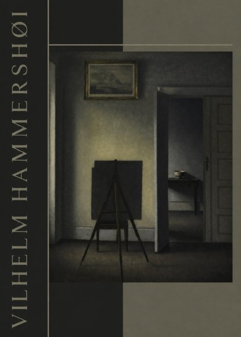 Vilhelm Hammershøi Interior with the Artist's Easel III No4 - Póster