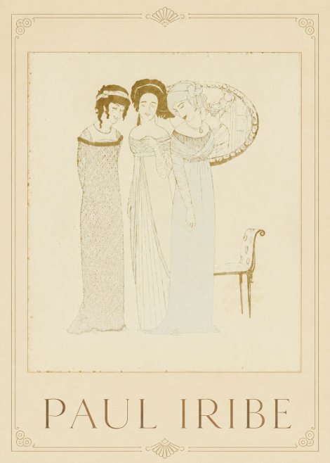 Paul Iribe Elegant Figures No1 - Póster