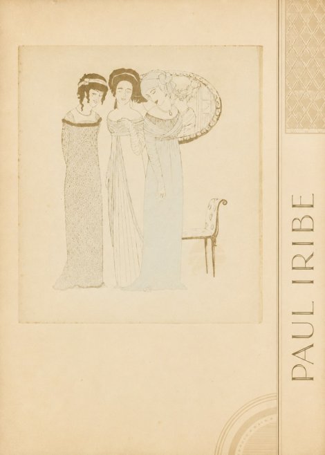 Paul Iribe Elegant Figures No2 - Póster