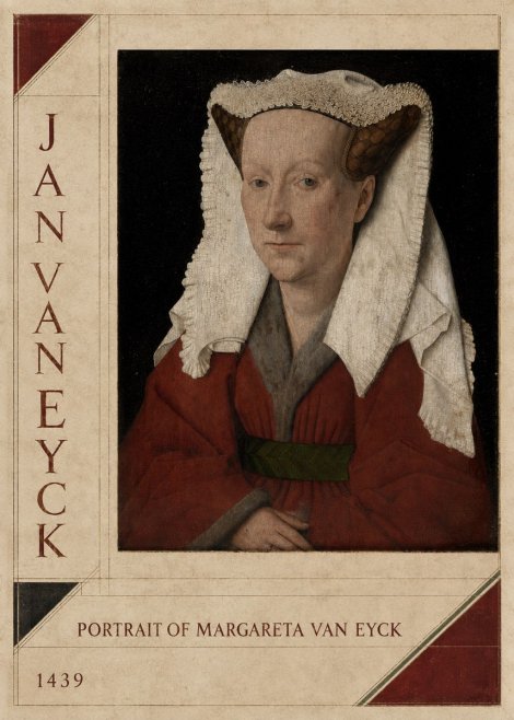 Jan van Eyck Portrait of Margareta Van Eyck No2 - Póster