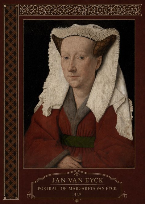 Jan van Eyck Portrait of Margareta Van Eyck No6 - Póster