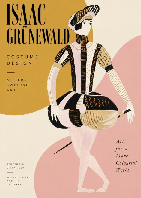 Isaac Grünewald Costume Study VI No2 - Póster