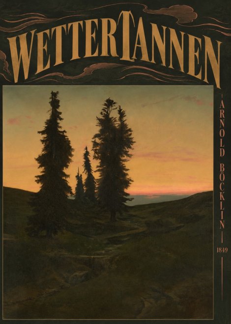 Arnold Böcklin Wettertannen No6 - Póster