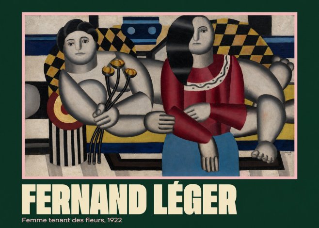 Fernand Léger Two Women No6 - Póster