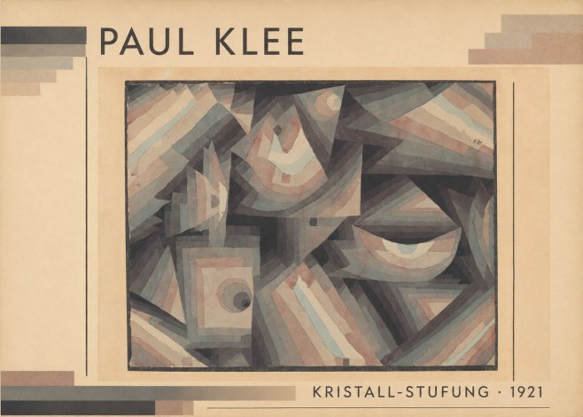 Paul Klee Kristall-stufung II No1 - Póster