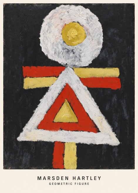 Marsden Hartley Geometric Figure No6 - Póster