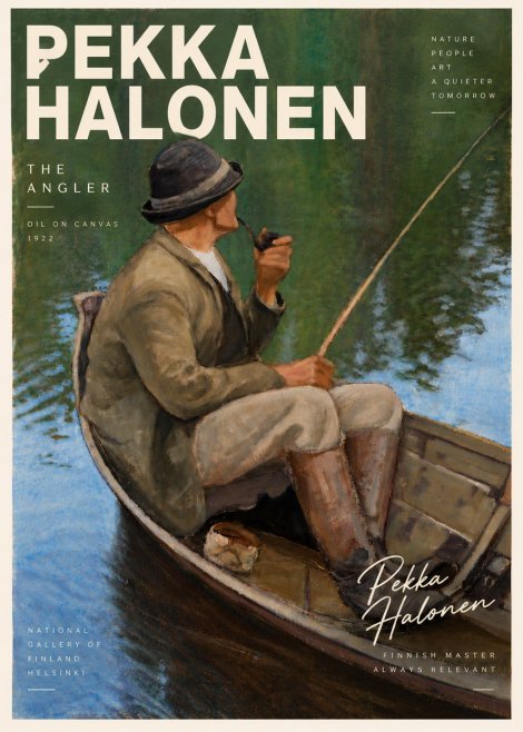 Pekka Halonen The Angler No6 - Póster
