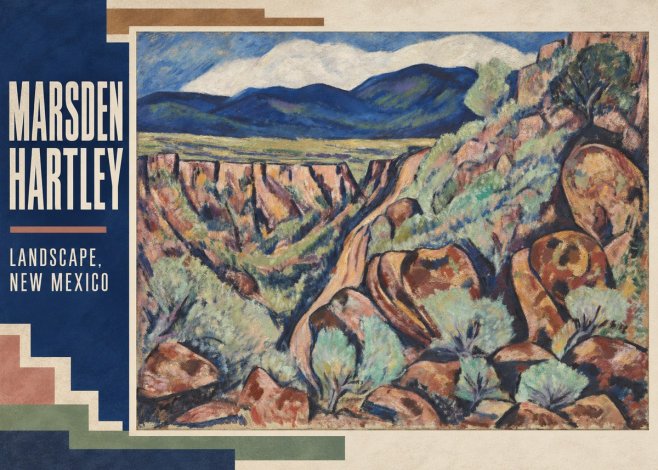 Marsden Hartley Landscape, New Mexico No2 - Póster