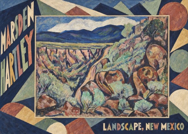 Marsden Hartley Landscape, New Mexico No4 - Póster