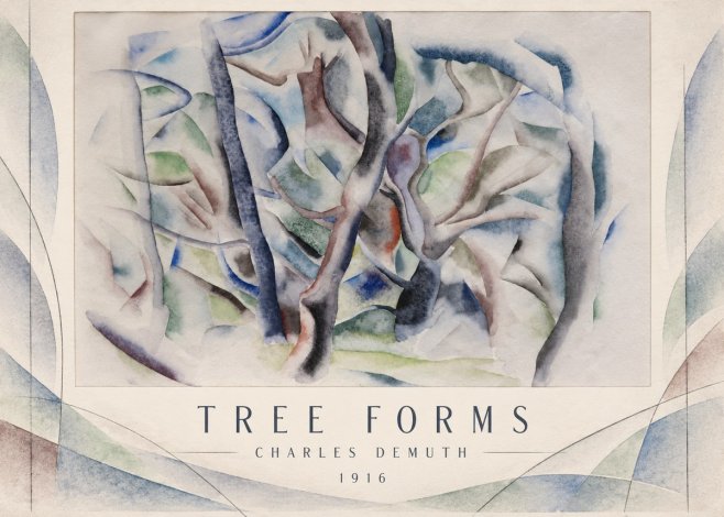 Charles Demuth Tree Forms No3 - Póster