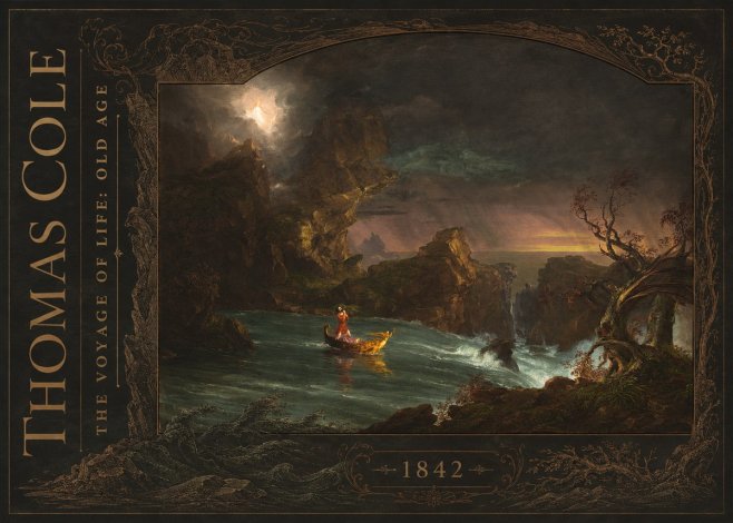 Thomas Cole The Voyage of Life: Old Age V No2 - Póster
