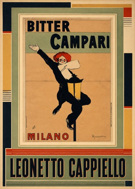 Leonetto Cappiello Bitter Campari II No3 - Póster