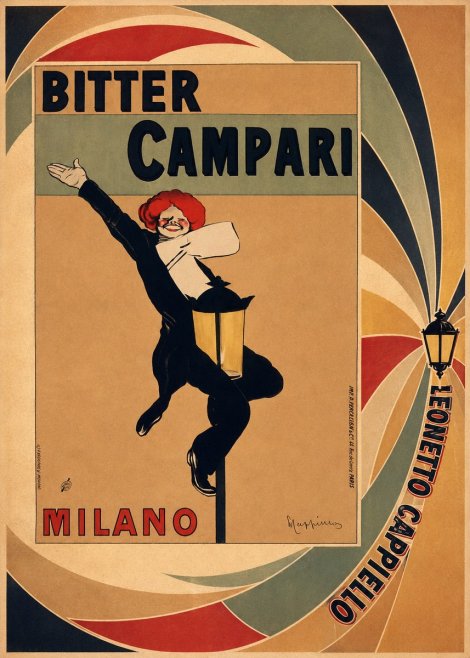Leonetto Cappiello Bitter Campari II No6 - Póster
